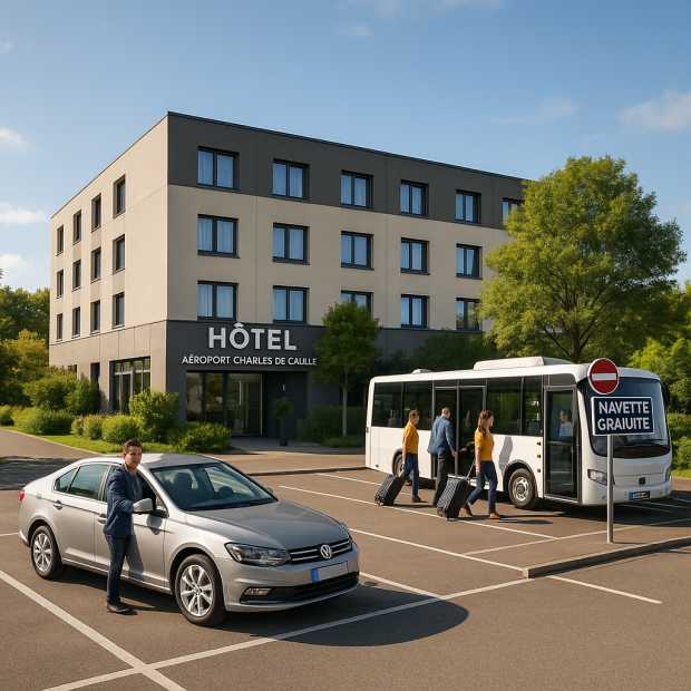 Les meilleurs hôtels à l'aéroport Charles de Gaulle avec navette gratuite et parking