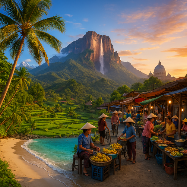 Explorez les pays en V : des trésors à découvrir