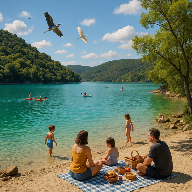 Le lac d'Esparron : un trésor caché au cœur de la Provence