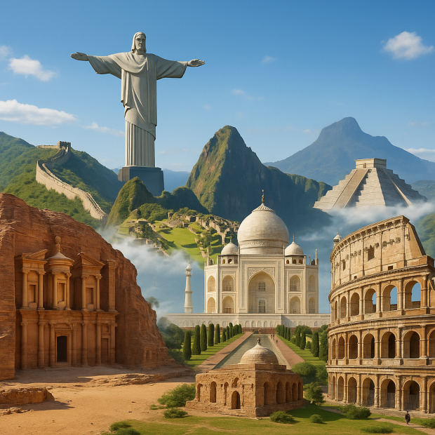 Explorez les 7 merveilles du monde modernes : Un voyage au cœur de l'extraordinaire
