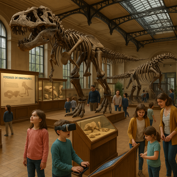 Plongez dans le monde des dinosaures : les meilleurs musées à Paris