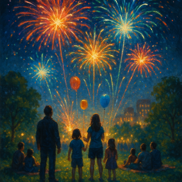 Découvrez les meilleurs feux d'artifice autour de vous : planifiez votre soirée pyrotechnique !